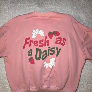 Pink 'Fresh as a Daisy' Sweatshirt from Dippin Daisys